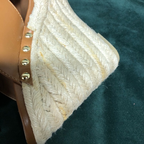 Steve Madden Elinna Wedge Brown Tan 8.5 - Picture 8 of 8